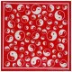 Biker Bandana Halstuch Yin Yang Rot