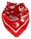 Biker Bandana Halstuch Yin Yang Rot