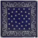 Bandana Head Wrap Scarf Paisley Blue