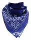 Bandana Head Wrap Scarf Paisley Blue