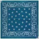 Trendy Biker Bandana Scarf Paisley Pattern Petrol