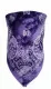 Rocker Bandana Violettes Batik Paisley