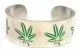 Bracelet Cannabis Leaf