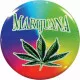 Button Badge Sign Of Marijuana