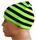 Black & Neon Yellow Stripes Beanie