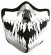 Vampire Teeth Biker Mask