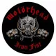Motörhead Iron Fist Backpatch