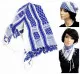 PLO Bandana Scarf White Blue