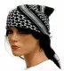 PLO Bandana Scarf Black White