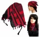 PLO Bandana Scarf Black Red