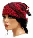 PLO Bandana Scarf Black Red