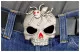 Belt Buckle Spider skull