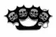 Belt Buckle Skull Knuckles