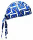 Blau Weiß Kinder Bandana Cap