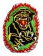 Embroidered Biker Patch Tiger