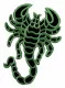 Embroidered Patch - Olive Scorpion