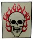 Embroidered Patch - Burning Skull
