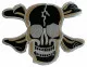 Embroidered Patch - Black Skull