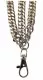 Trouser chain - Biker Chain - 3 row - Chrome