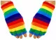 Fingerless Gloves Rainbow
