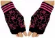 Fingerless Gloves Pink Stars