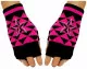 Fingerless Gloves Pink nautic Star