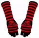 Gothic Arm sleeves with Skull pattern