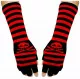 Gothic Arm sleeves with Skull pattern