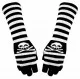 Gothic Arm sleeves with Skull pattern
