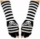 Gothic Arm sleeves with Skull pattern
