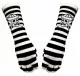Striped Arm Warming Sleeves wtih Skull