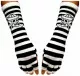 Striped Arm Warming Sleeves wtih Skull