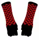 Arm sleeves with Black Red Chess pattern