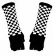 Arm sleeves with Black White Chess pattern