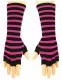 Fingerlose Armstulpen mit Streifen
