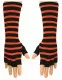 Gothic Arm sleeves Orange Striped