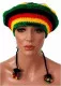 Rasta Hat - Pompons