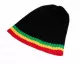 Rasta Beanie Black