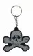Pirate Skull Rubber Keyring