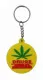 Cannabis Drugs Rubber Keyring