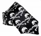 Black Pirate Skull Necktie