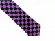 Purple Checkered Necktie