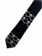 Zipper Tie with Skulls