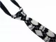 Zipper Tie Black / White