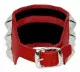 Rotes Armband Pyramidennieten