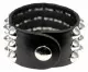 Wristband 3 Rows Pointed Studs