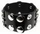 Armband mit Totenkopfnieten | Kunstlederarmband