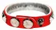 Armband Rot Pyramidennieten