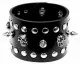 Armband Schwarz Totenkopf