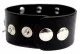 Leather Wristband Skulls with Chain
